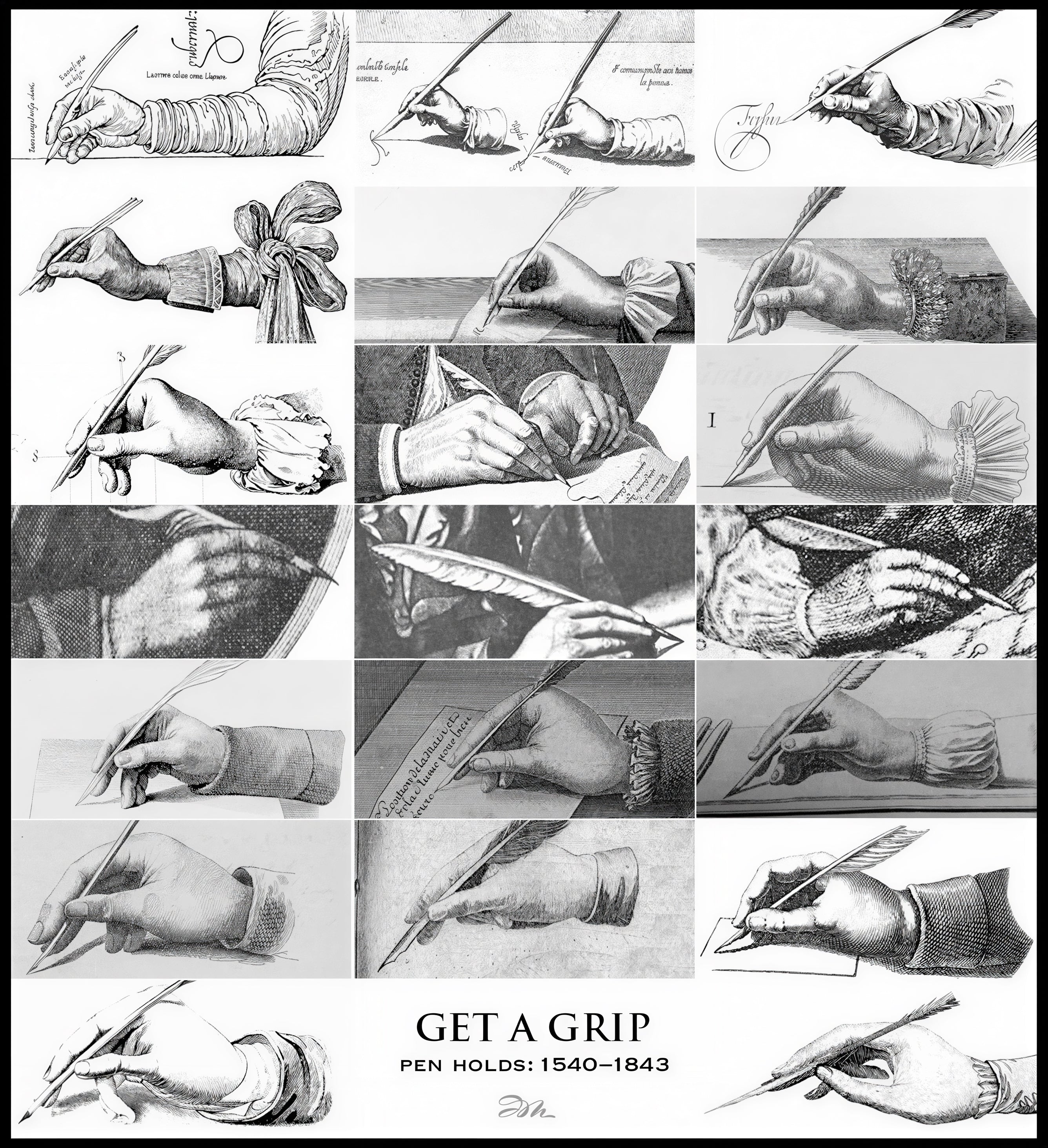 Pen Grips - 1540-1843