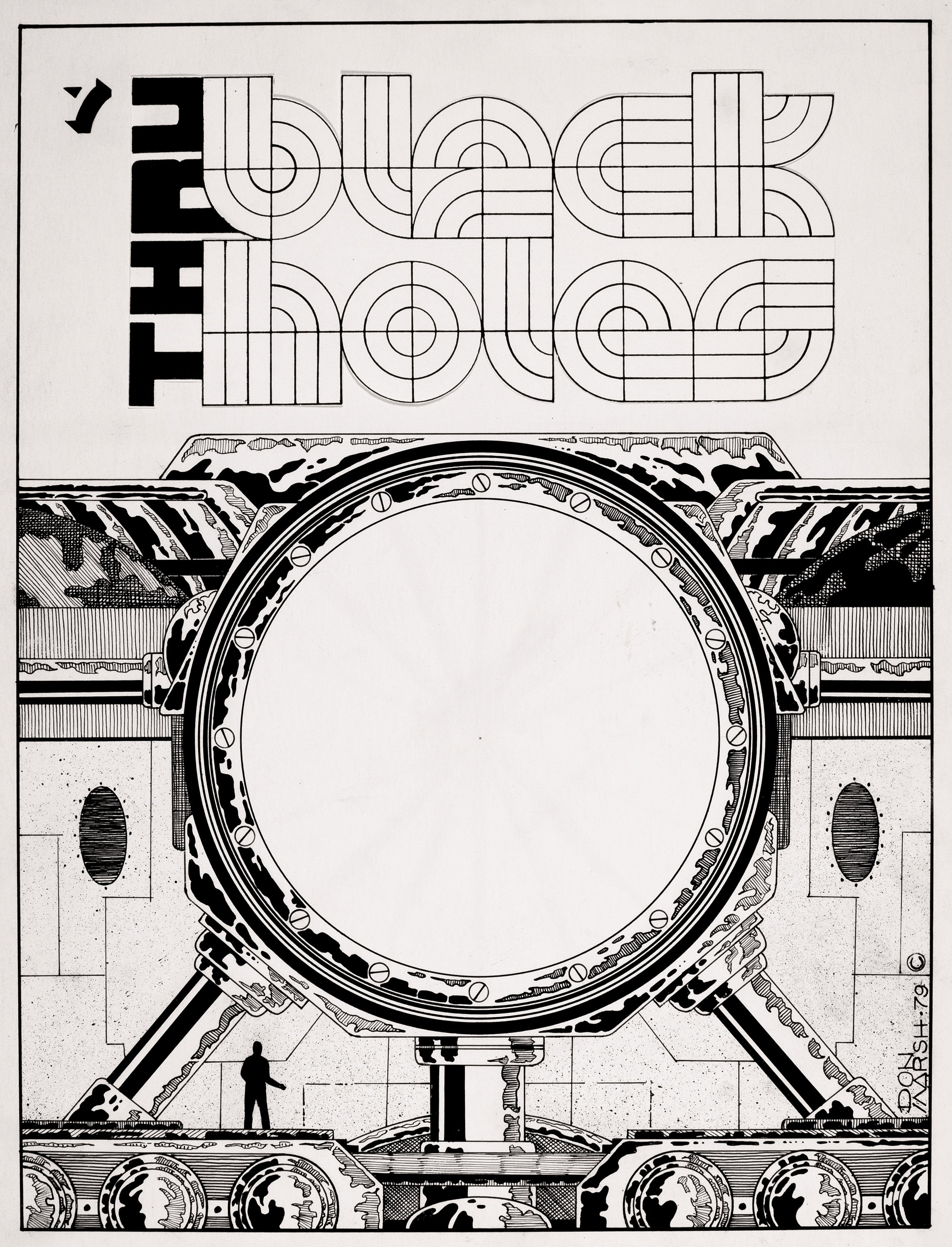 Thru Black Holes Magazine - "Porthole (A Mere Image)" - Illustration