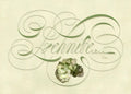 Minerals - Prehnite  - English Italian Hand