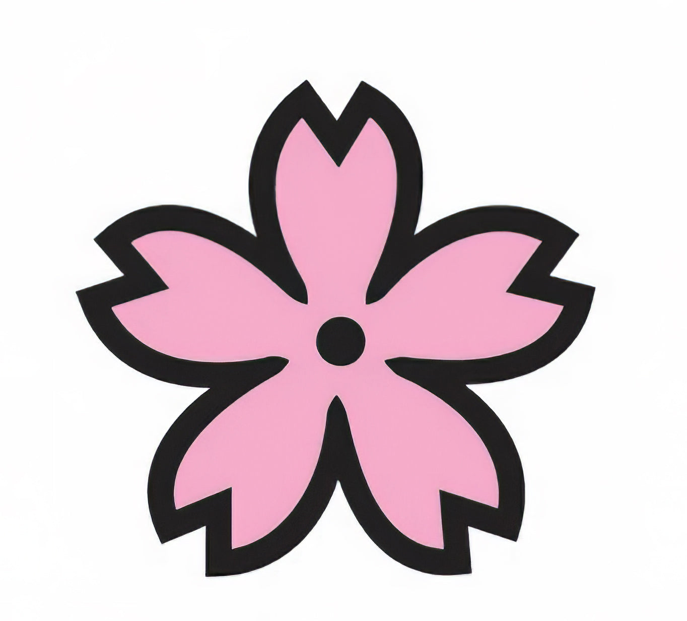 Sakur Mon Cherry Blossom Crest - Graphic