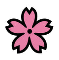 Sakur Mon Cherry Blossom Crest - Graphic