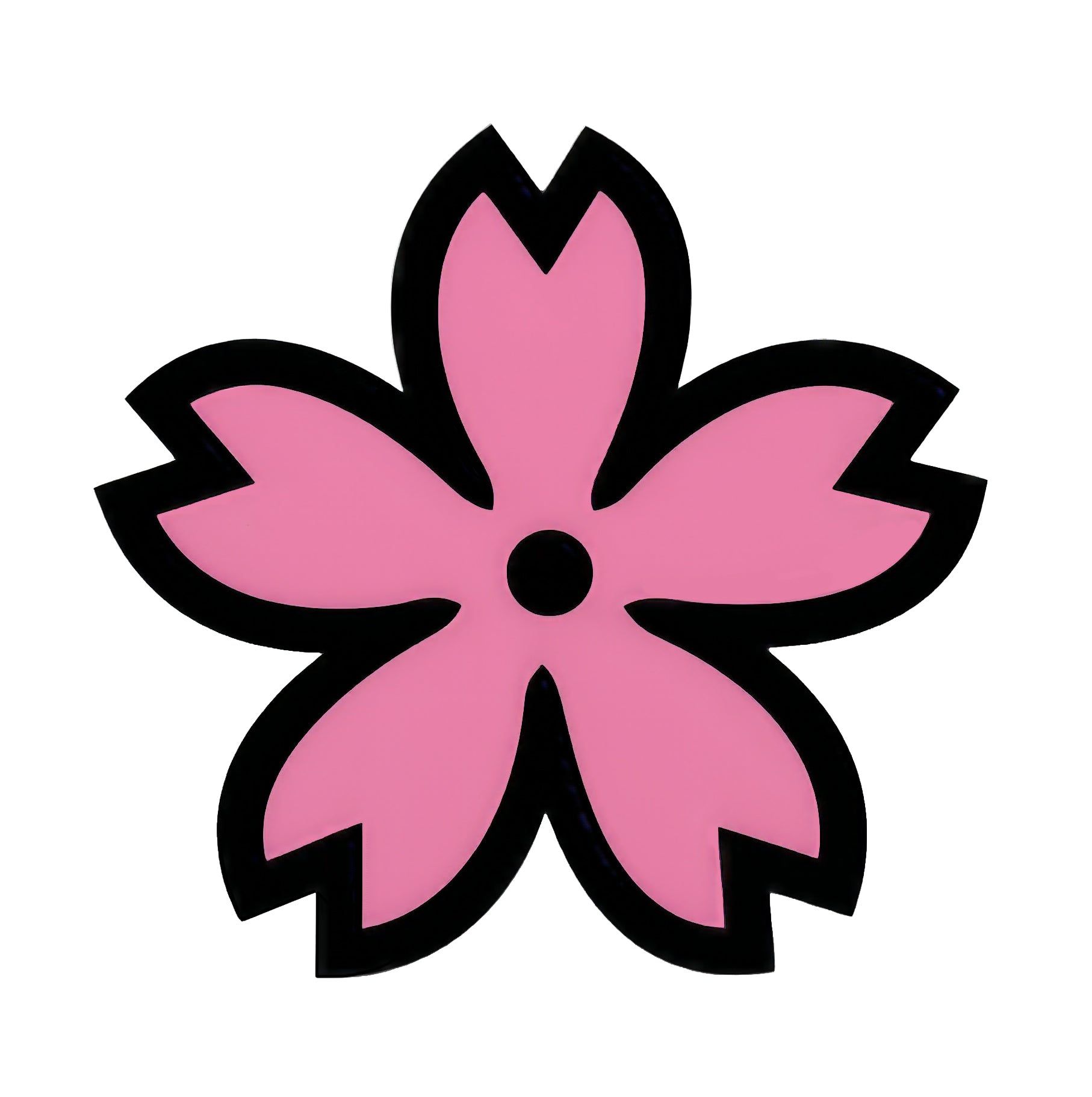 Sakur Mon Cherry Blossom Crest - Graphic