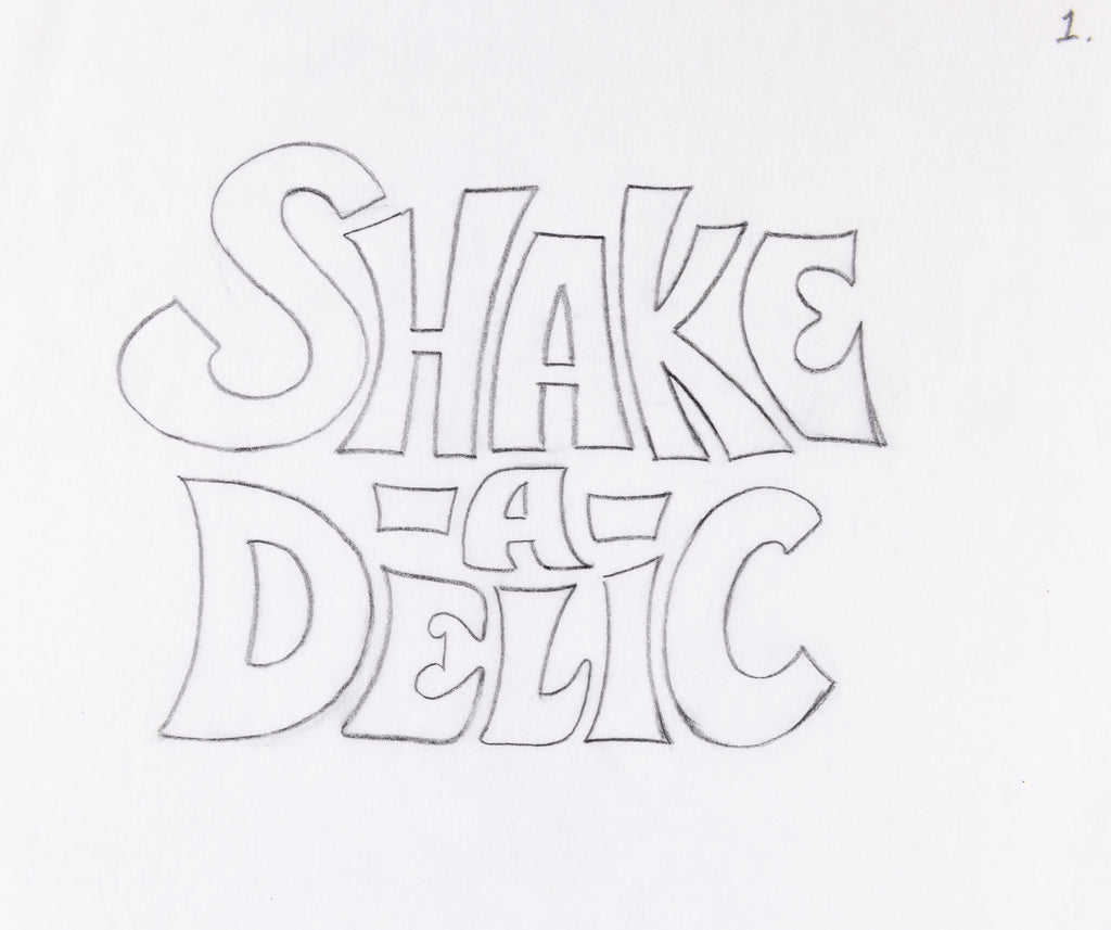 Shake-A-Delic-Psychedelic Lettering