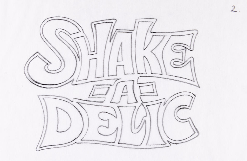 Shake-A-Delic-Psychedelic Lettering