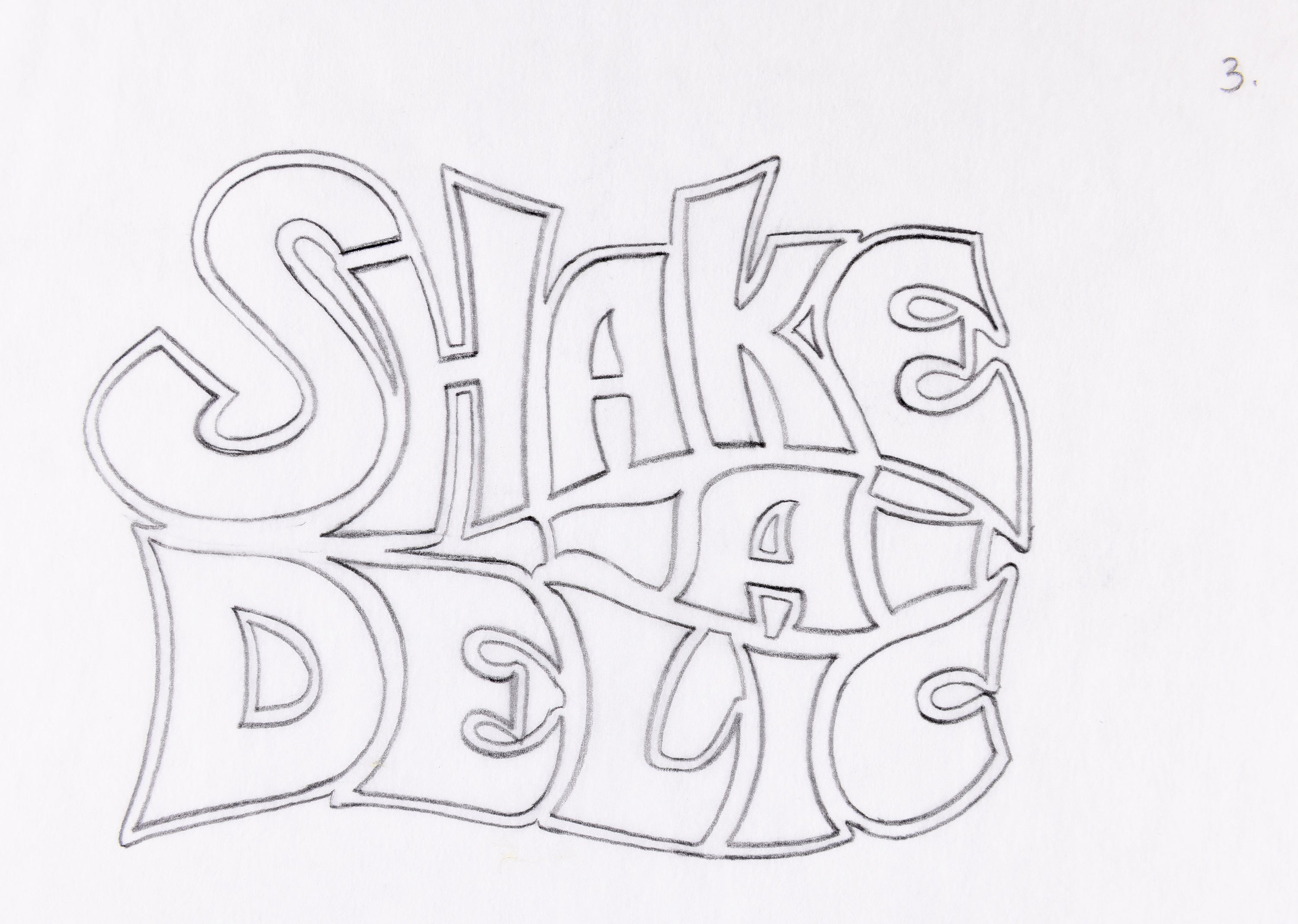 Shake-A-Delic-Psychedelic Lettering