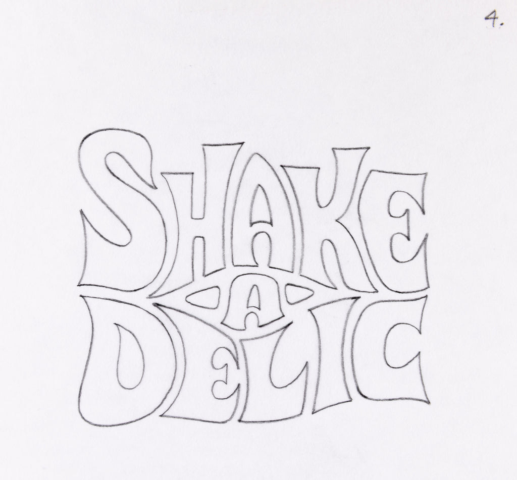 Shake-A-Delic-Psychedelic Lettering