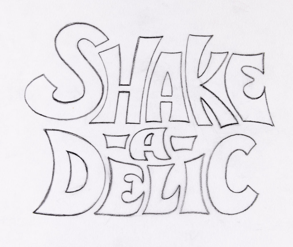 Shake-A-Delic-Psychedelic Lettering