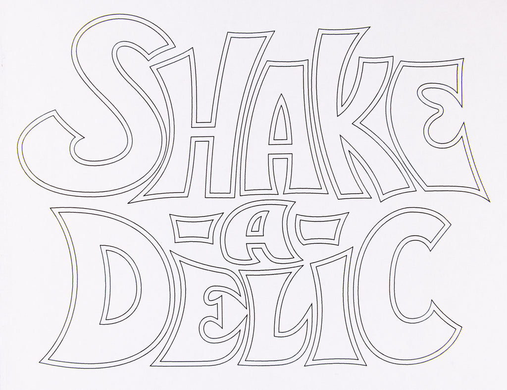 Shake-A-Delic-Psychedelic Lettering