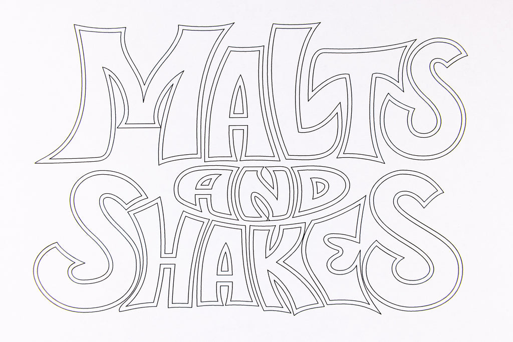 Shake-A-Delic-Psychedelic Lettering