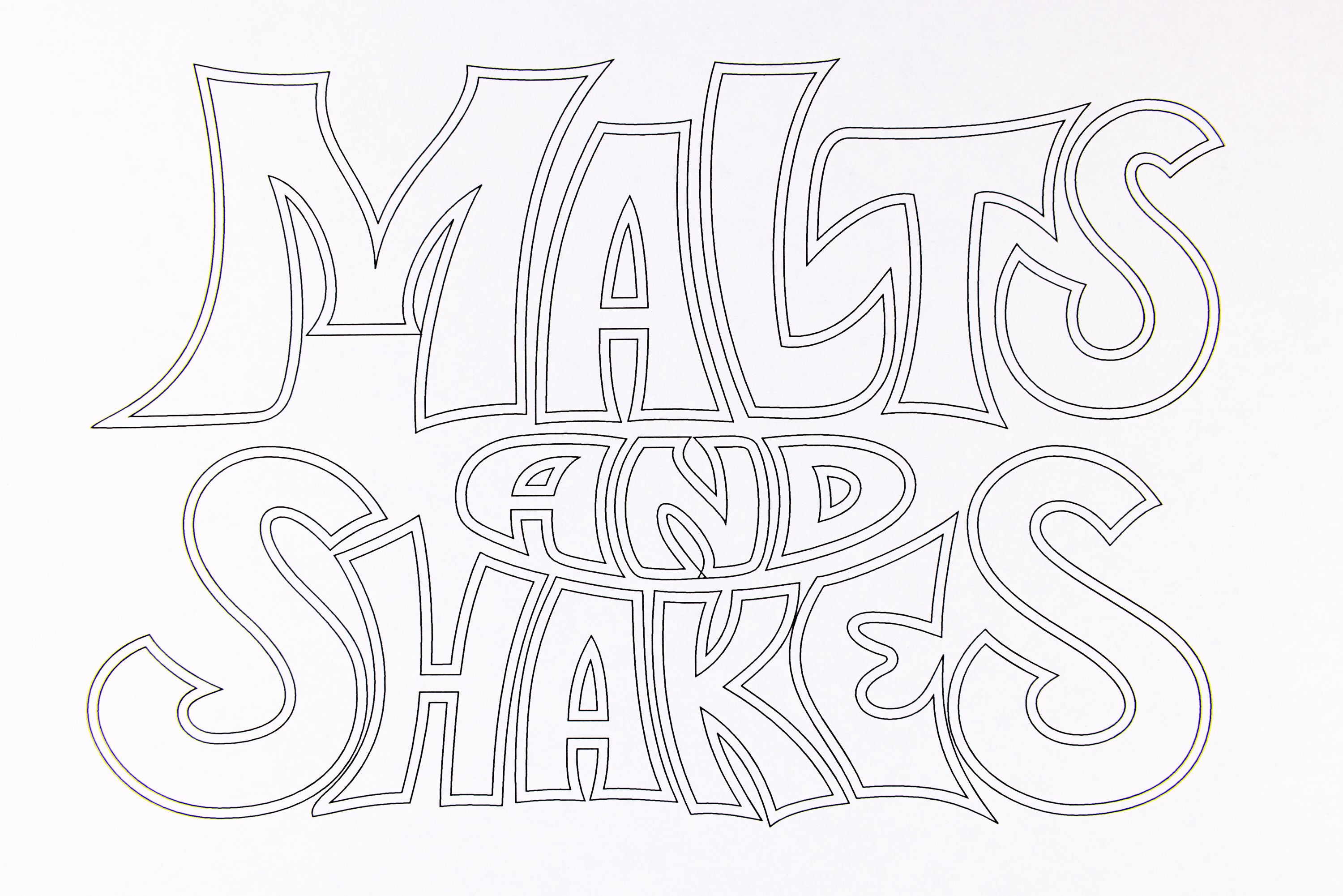 Shake-A-Delic-Psychedelic Lettering