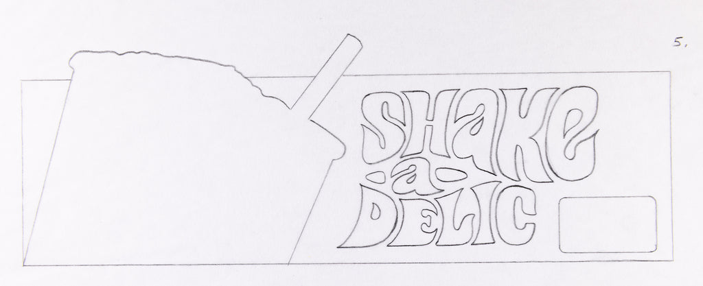 Shake-A-Delic-Psychedelic Lettering