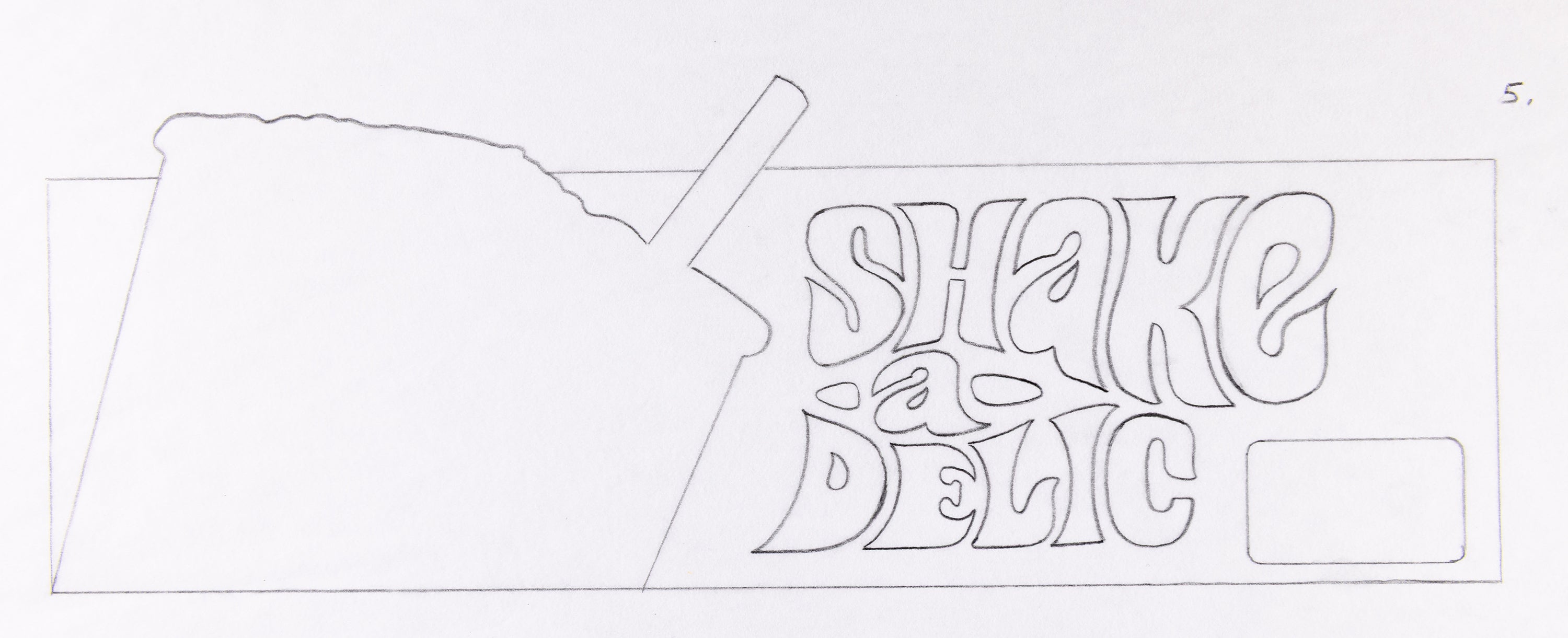 Shake-A-Delic-Psychedelic Lettering