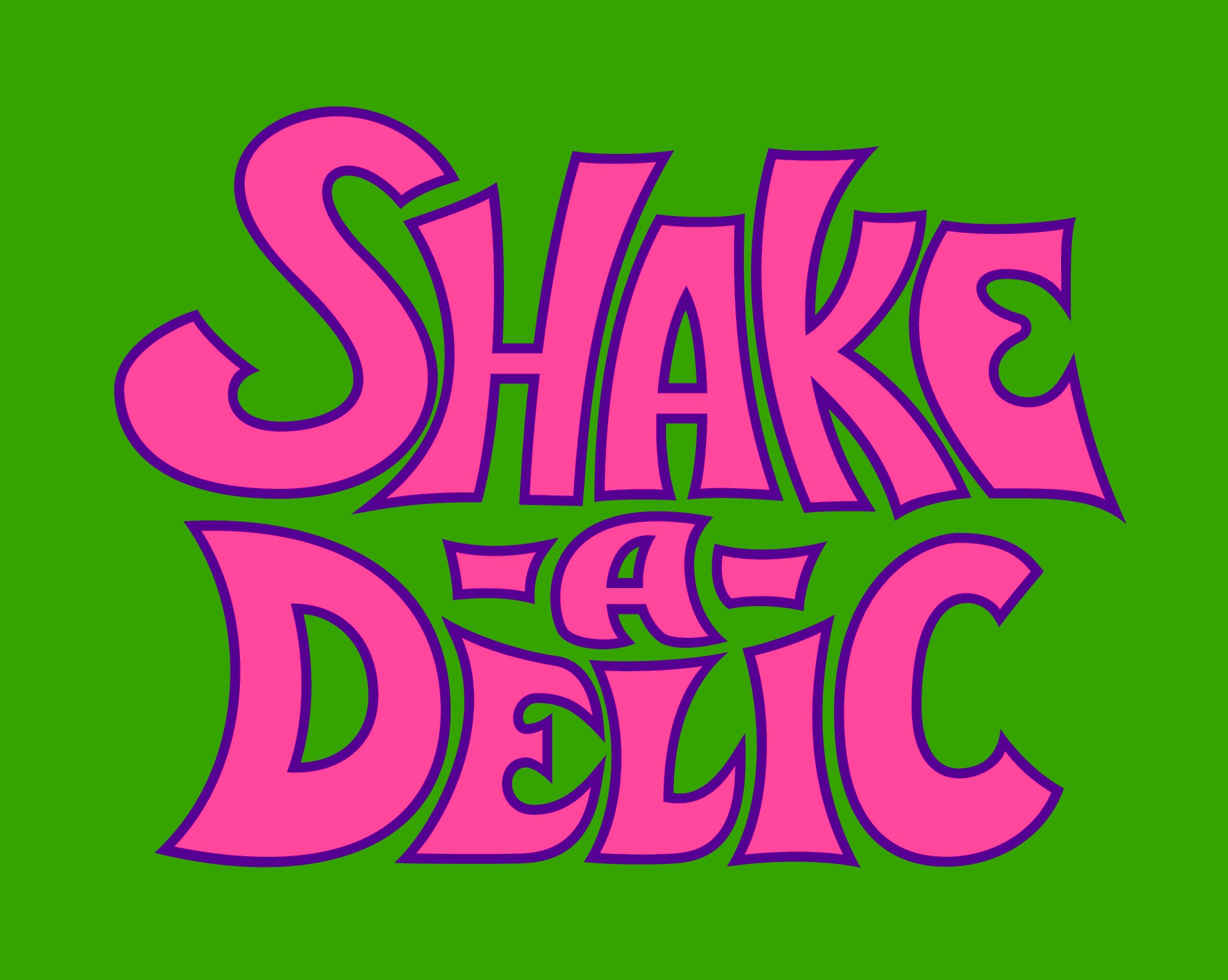 Shake-A-Delic-Psychedelic Lettering