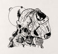 Space Skull - Illustration