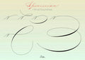 Spencerian Script "r" Flourishes