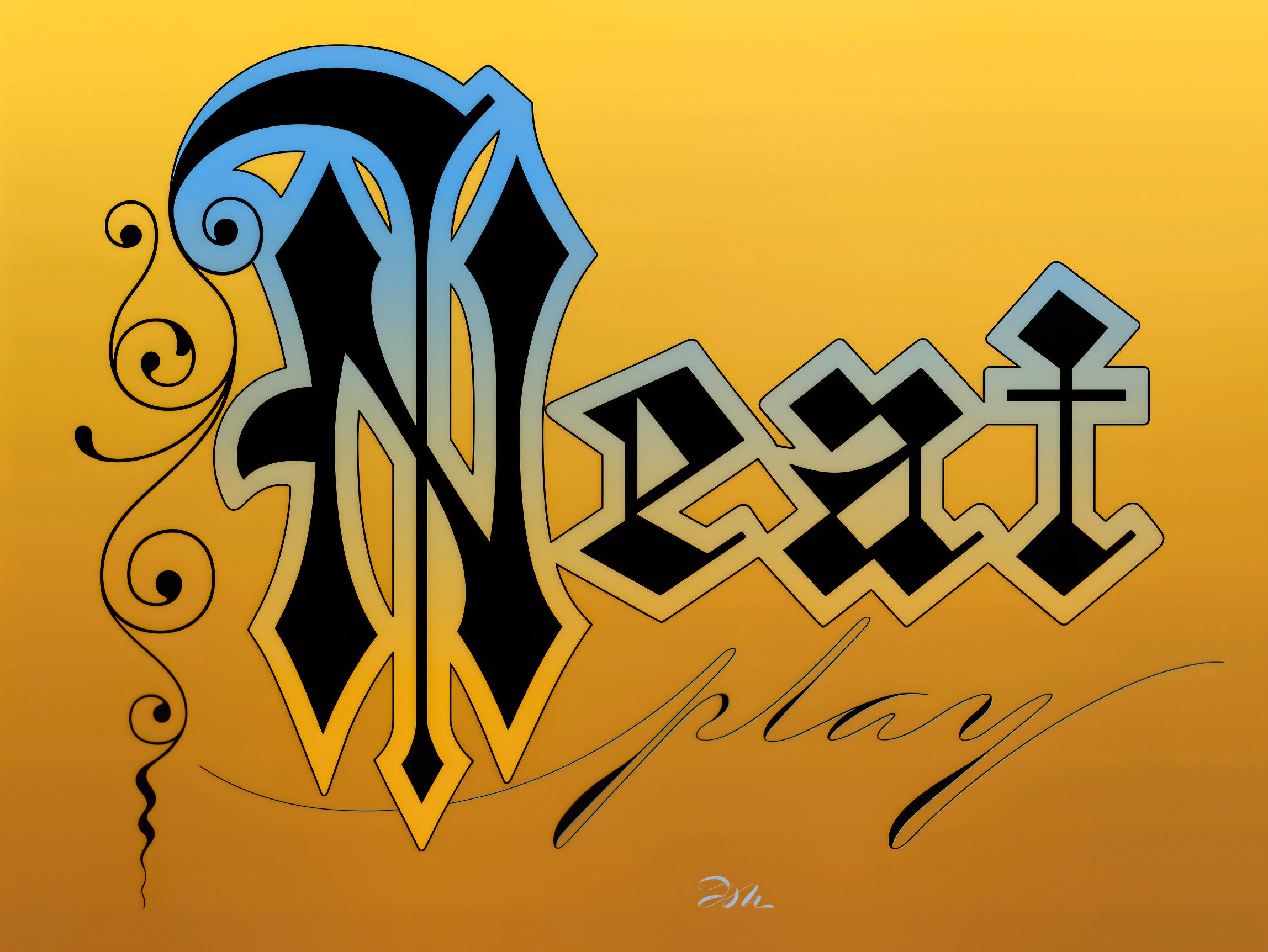 Stick Text - "Next Play"