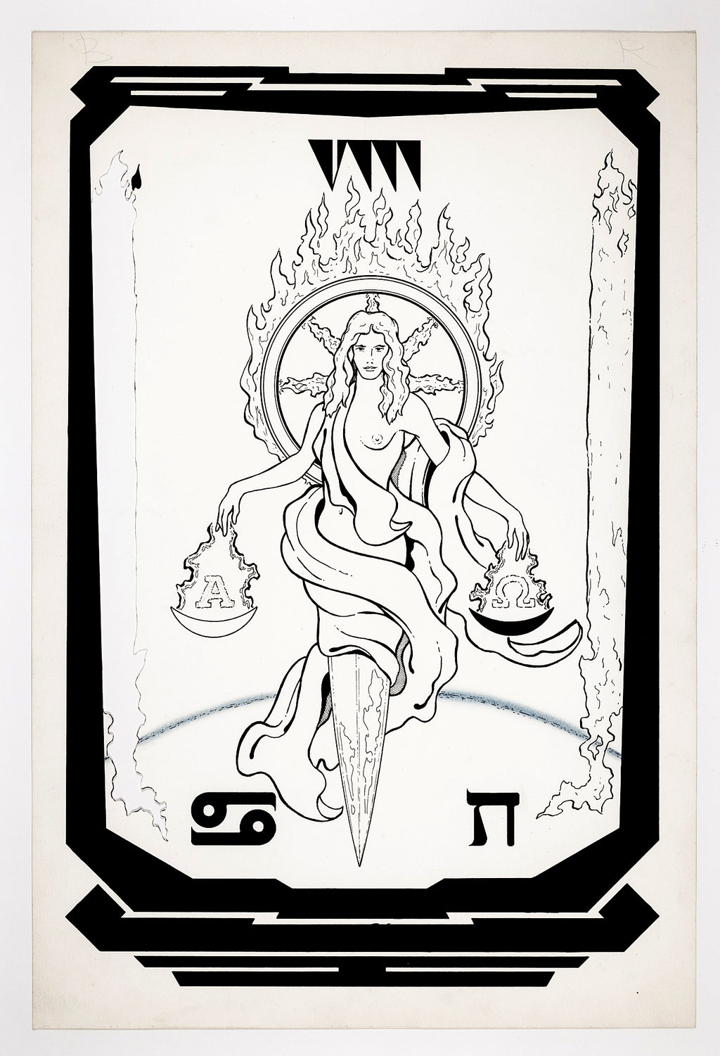Tarot Card - Justice - VIII