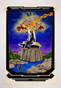Tarot Card - Tower - XVI