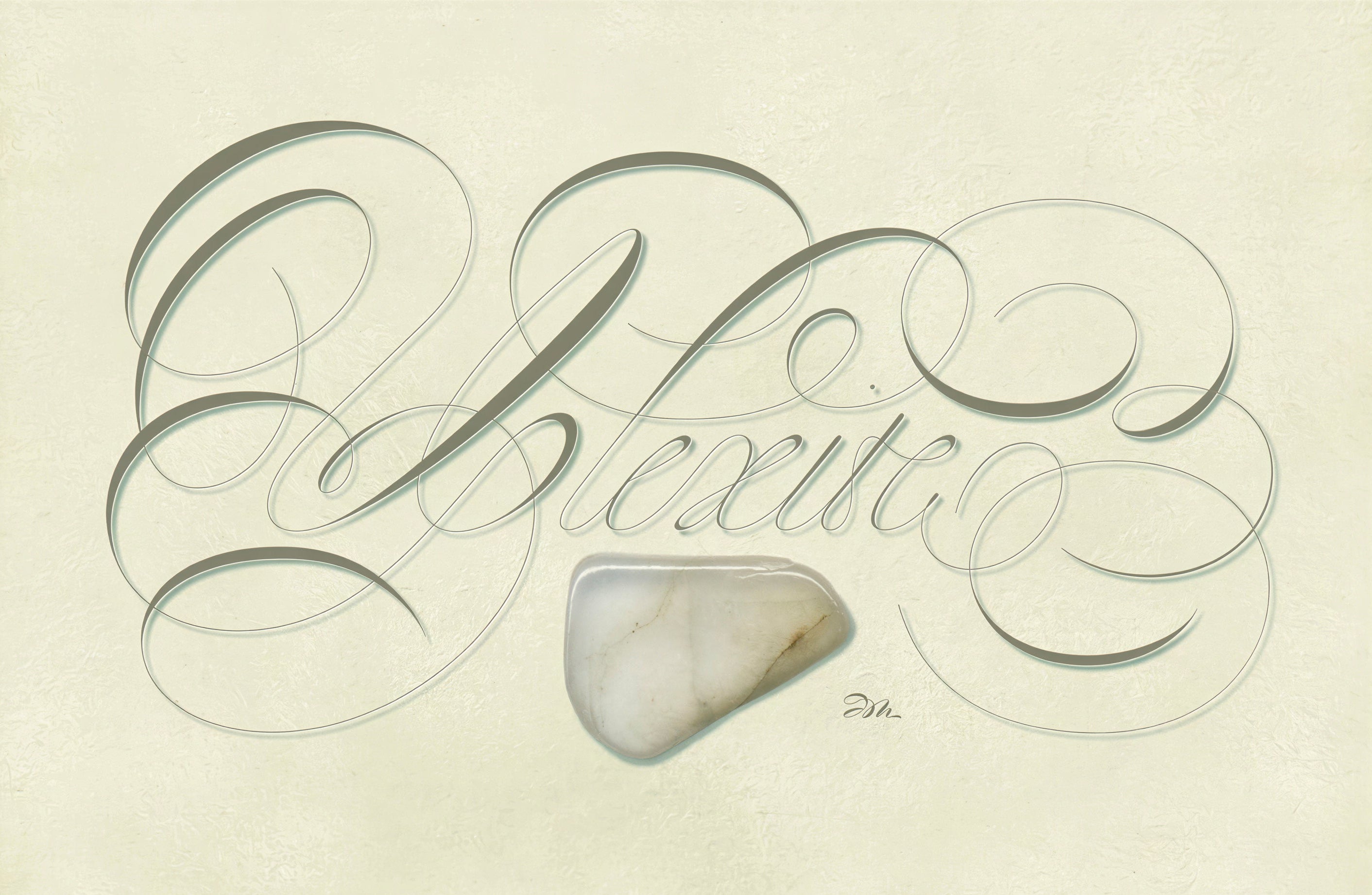 Minerals - Ulexite - English Italian Hand