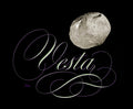 Astronomy - Vesta - English Roundhand