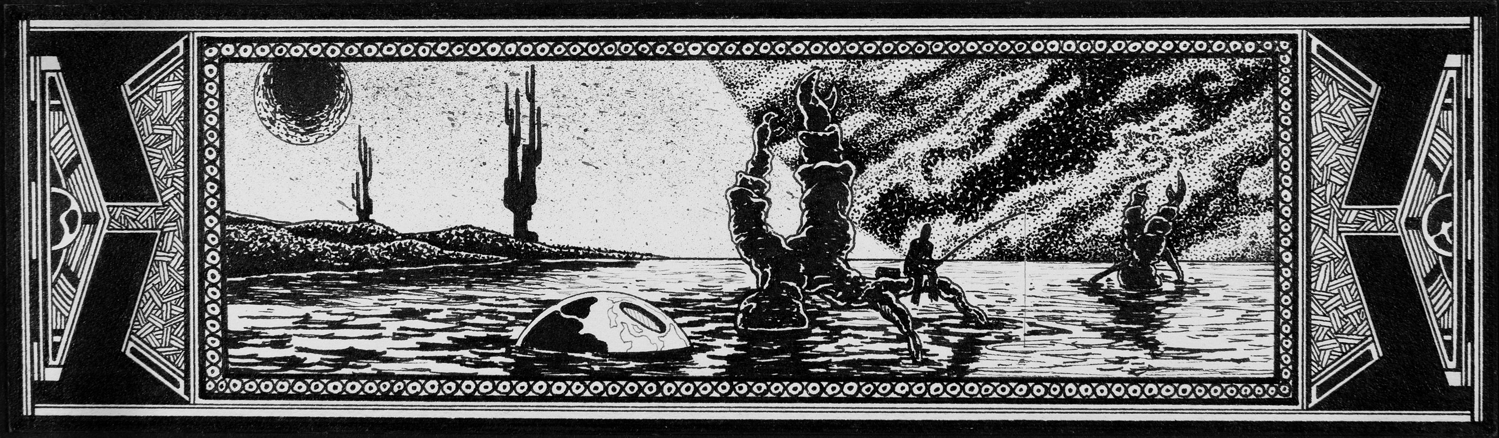 WAIF Spot Illustrations - Pen & Ink