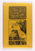 Woman on Cliff - Envelope Illustration