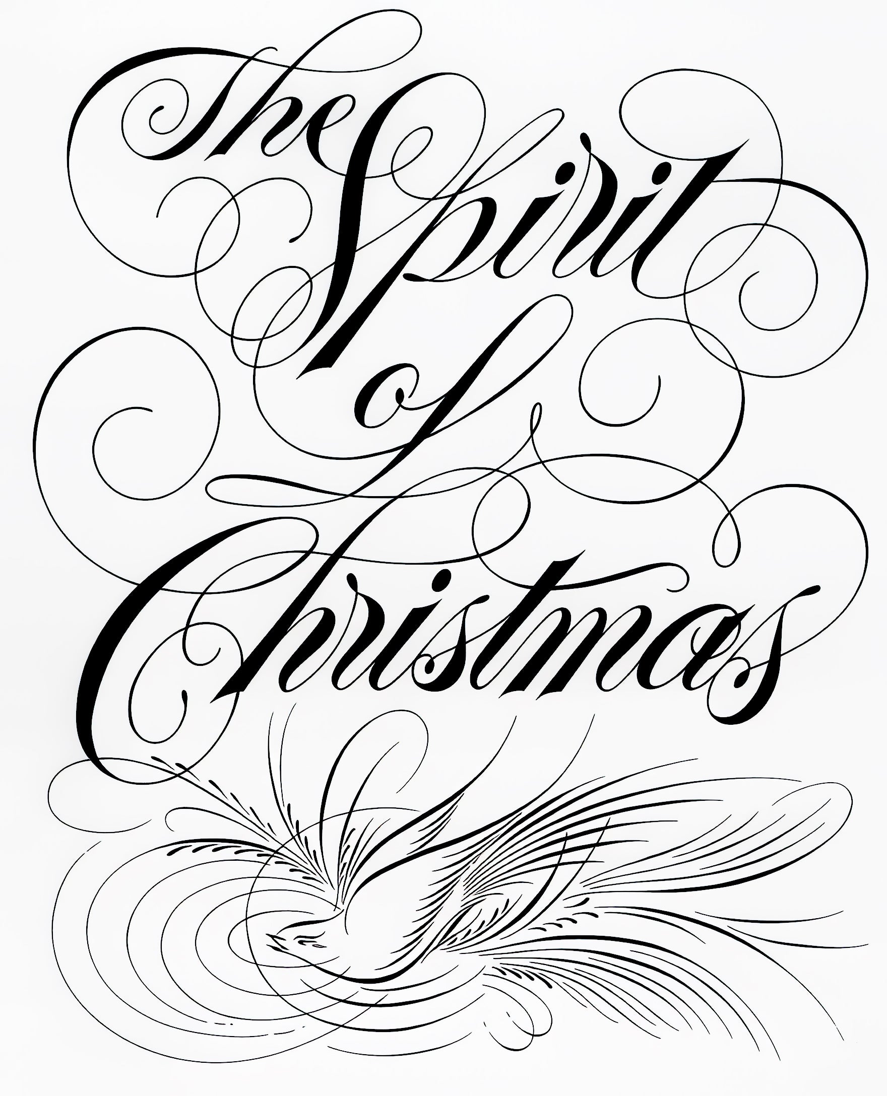 Zoomorphic Offhand - Spirit of Christmas  Poster